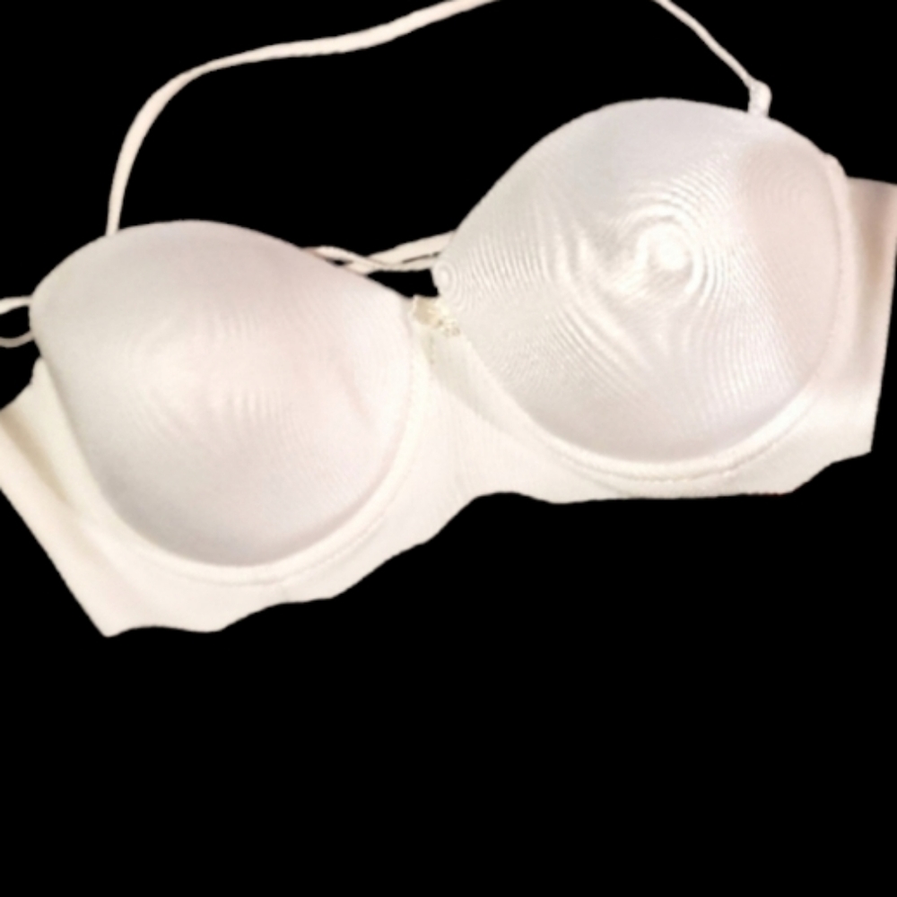 36b new halter bra white( pink posted also)